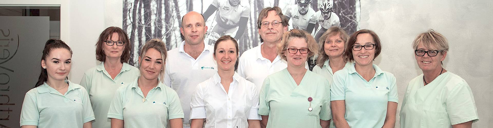 Das Team der Praxis ArthroVeris in Göttingen für Orthopädie und Unfallchirurgie